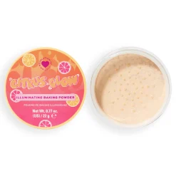 Outlet Citrus Glow Illuminating Baking Powder Make-Up Puder|Vegane Makeup Puder