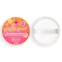 Outlet Citrus Glow Illuminating Baking Powder Make-Up Puder|Vegane Makeup Puder