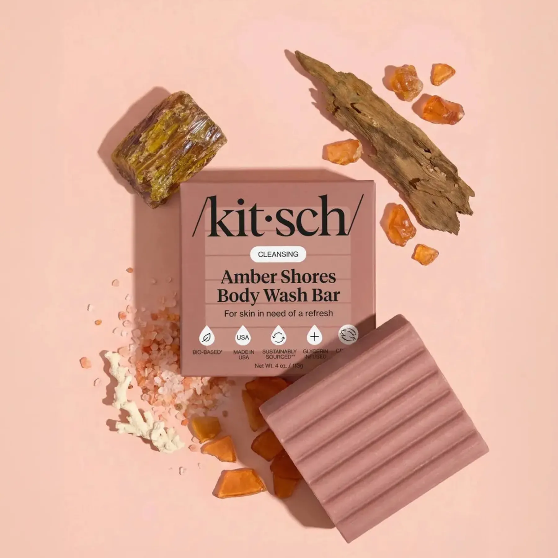 Sale Cleansing Body Wash Bar Amber Shores Vegan Pflege|Soap Bars