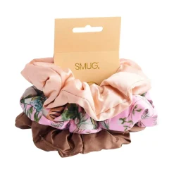 Cloud Oversized Satin Scrunchies Caramel Haargummis