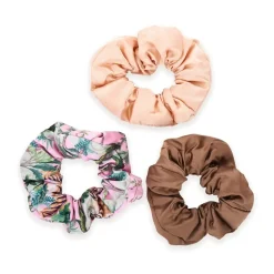 Cloud Oversized Satin Scrunchies Caramel Haargummis