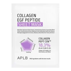 New Collagen Egf Peptide Sheet Mask Hauptzutat|Gesichtsmasken