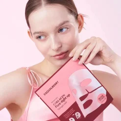 New Collagen Pore-Right Up Hydrogel Mask 4-Pack Hauptzutat|Gesichtsmasken