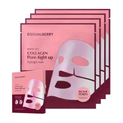 New Collagen Pore-Right Up Hydrogel Mask 4-Pack Hauptzutat|Gesichtsmasken