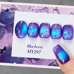 Sale Colored Cat Magnetic Gel Fruit Basket MY297 Blueberry Veganer Nagellack|Cat Eye Gellack