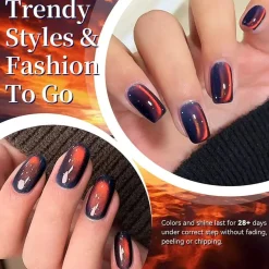 Best Colored Cat Magnetic Gel MY393 Blazing Sky Veganer Nagellack|Cat Eye Gellack
