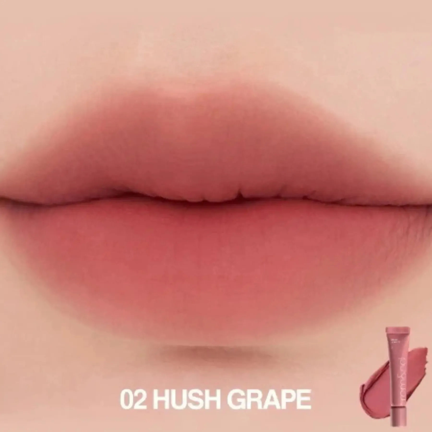Online Color Lip Matte 02 Hush Grape Lippenstift|Korean Makeup