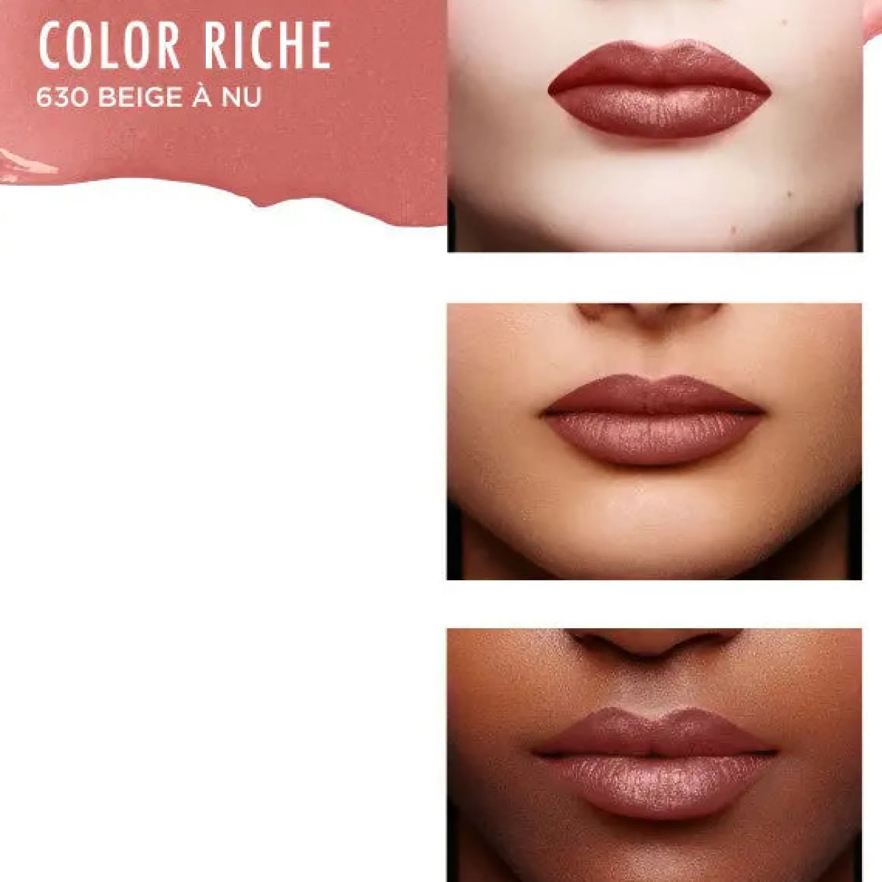 Color Riche Satin Lipstick 630 Beige a Nude Lippenstift