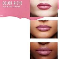 Discount Color Riche Satin Lipstick 303 Rose Tendre Lippenstift
