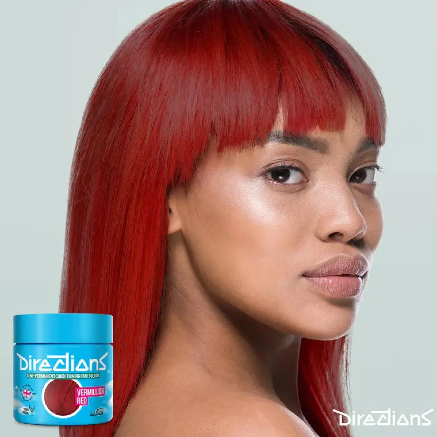 Discount Color #Vermillion Red Haarfärbemittel|Vegane Haarpflege