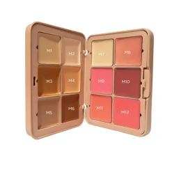 Hot Complete Canvas Complexion Palette Medium Konturieren