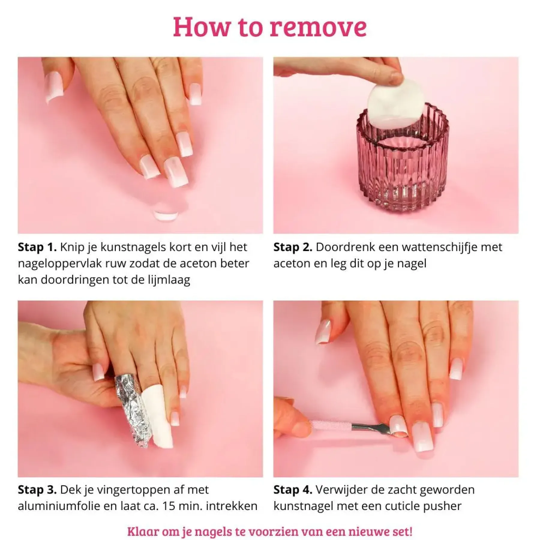 Best Complete Press On French Nails Set Ombre Soft Pink Nagelsätze