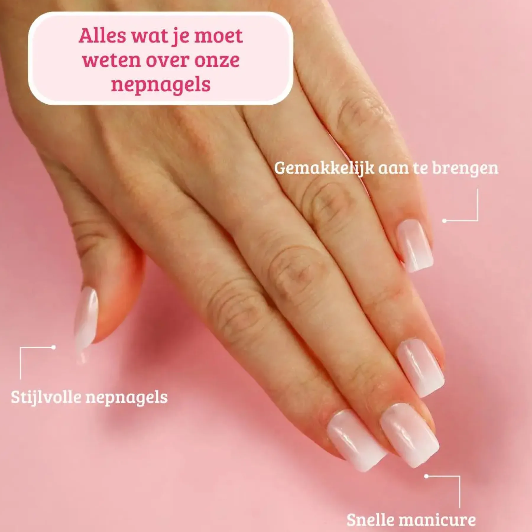 Best Complete Press On French Nails Set Ombre Soft Pink Nagelsätze