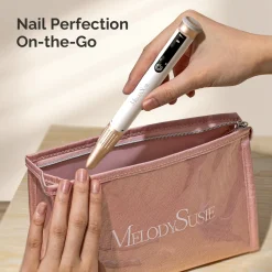 Best Cordless & Stepless Speed Rechargeable Nail Drill SM220G White 1. Nagels Voorbereiden|1. Nagels Voorbereiden