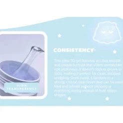 Best Cris Clay Korean Clear 3D Gel Veganer Nagellack|5. Gellak