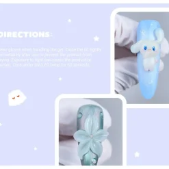 Cris Clay Korean Milky White 3D Gel Veganer Nagellack|5. Gellak