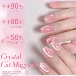 Discount Crystal Cat Magnetic Gel MY40 Myrtle Veganer Nagellack|Cat Eye Gellack