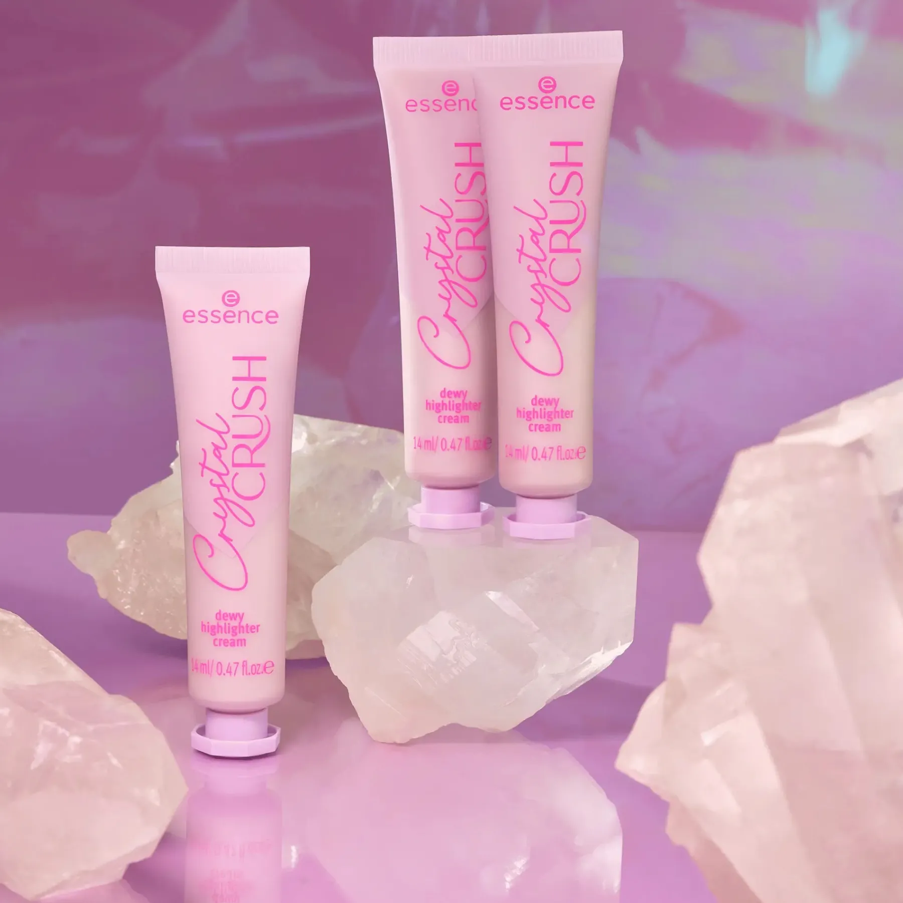 Online Crystal Crush Dewy Highlighter Cream Diamond Dew Highlighter|Vegan Highlighter
