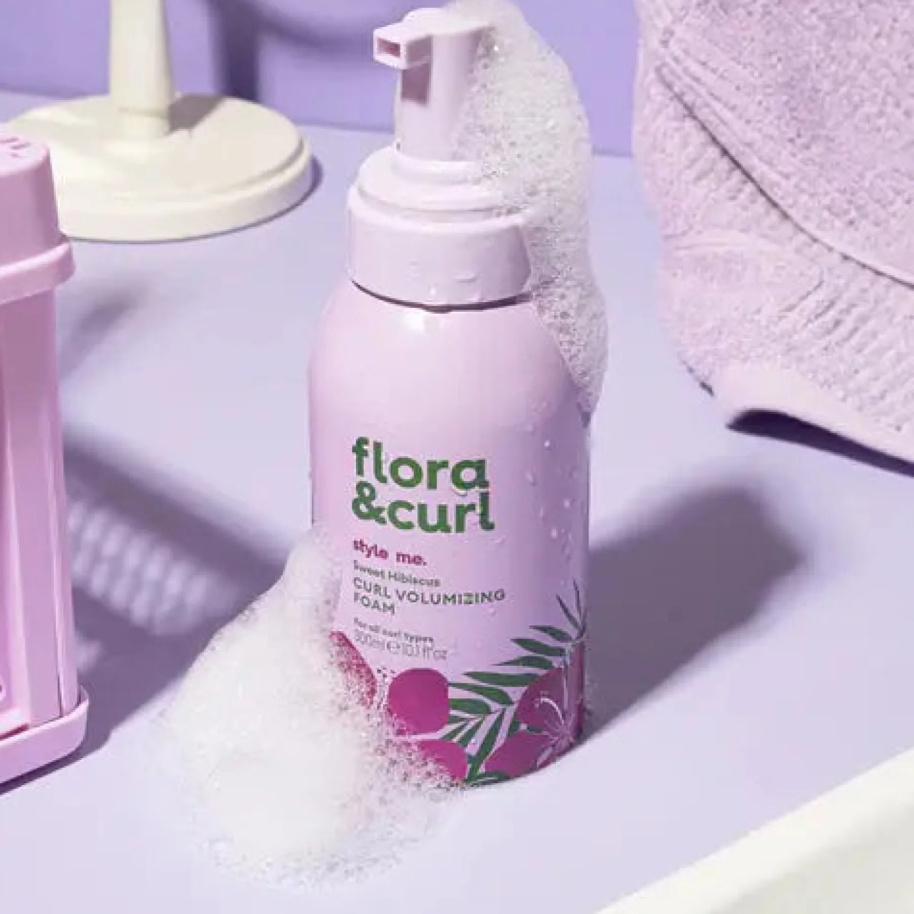 Sale Curl Volumizing Foam Sweet Hibiscus Hauptzutat|Hoofdingrediënt Haircare