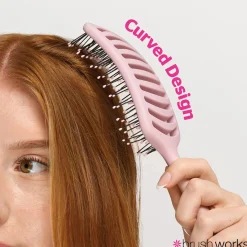 Clearance Curved Vent Hair Brush Healthy Hair Methode|Haarborstels & Kammen