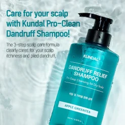 Hot Dandruff Shampoo Apple Green Tea Korean Haarpflege|Hauptzutat