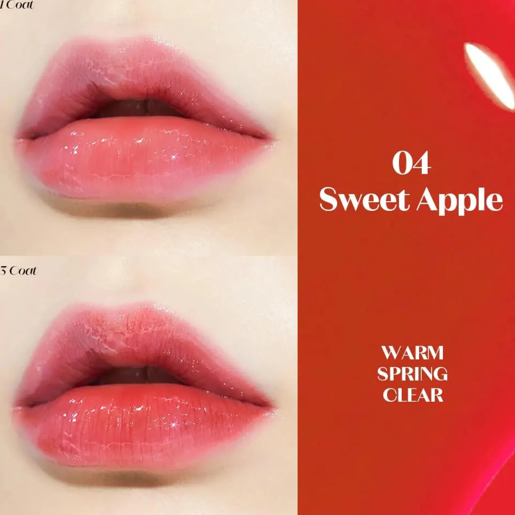 Sale Dear Darling Oil Tint 04 Sweet Apple Lipgloss|Korean Makeup