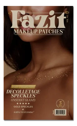 Best Decolletage Speckles Gold Face Jewels