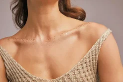 Best Decolletage Speckles Gold Face Jewels
