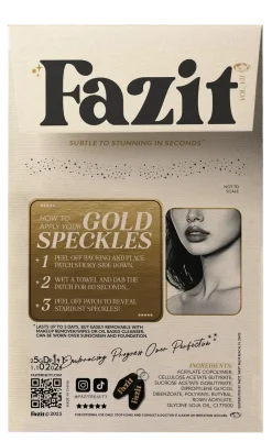 Best Decolletage Speckles Gold Face Jewels