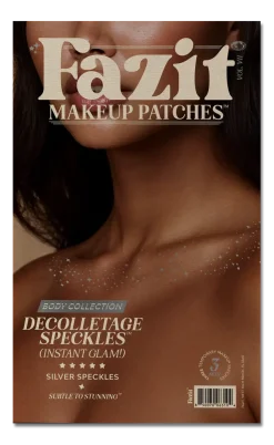 Hot Decolletage Speckles Silver Face Jewels