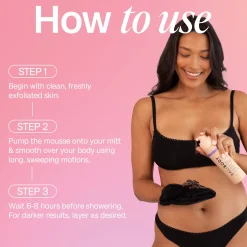 Discount Deep Violet Self Tanning Mousse Vegan Tanning|Tanning Mousse