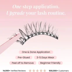 New Demi Volume Half Lashes Brown Künstliche Wimpern
