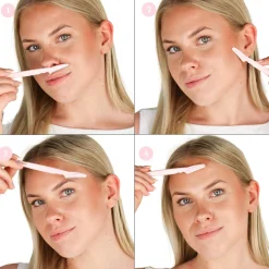 Clearance Dermaplaner 5 Pack Soft Pink Hautpflege-Routinen & Sets|Dermaplaning