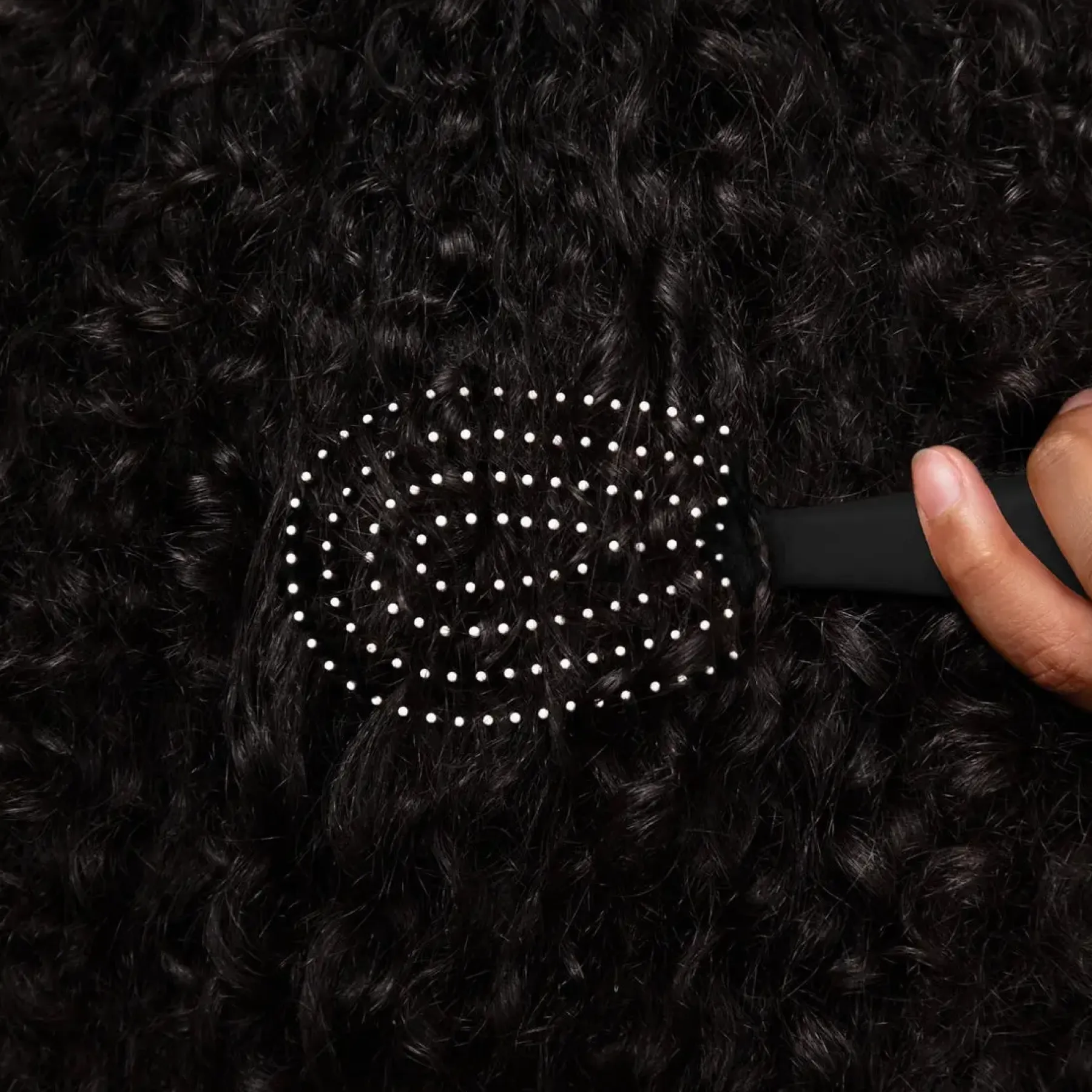 Online Detangling Flexi Brush Mini Black Hair Growth|Curly & Coily Accessories
