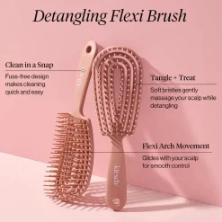 New Detangling Flexi Brush Terracotta Hair Growth|Healthy Hair Methode