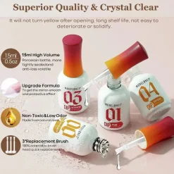 Clearance Dipping Powder Gel Set 6. Dip Top Coats|Dipping Powder Base & Topcoats