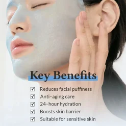 Aqua Blue Hydration Mask 4-Pack Korean Skincare Routine|Gesichtsmasken