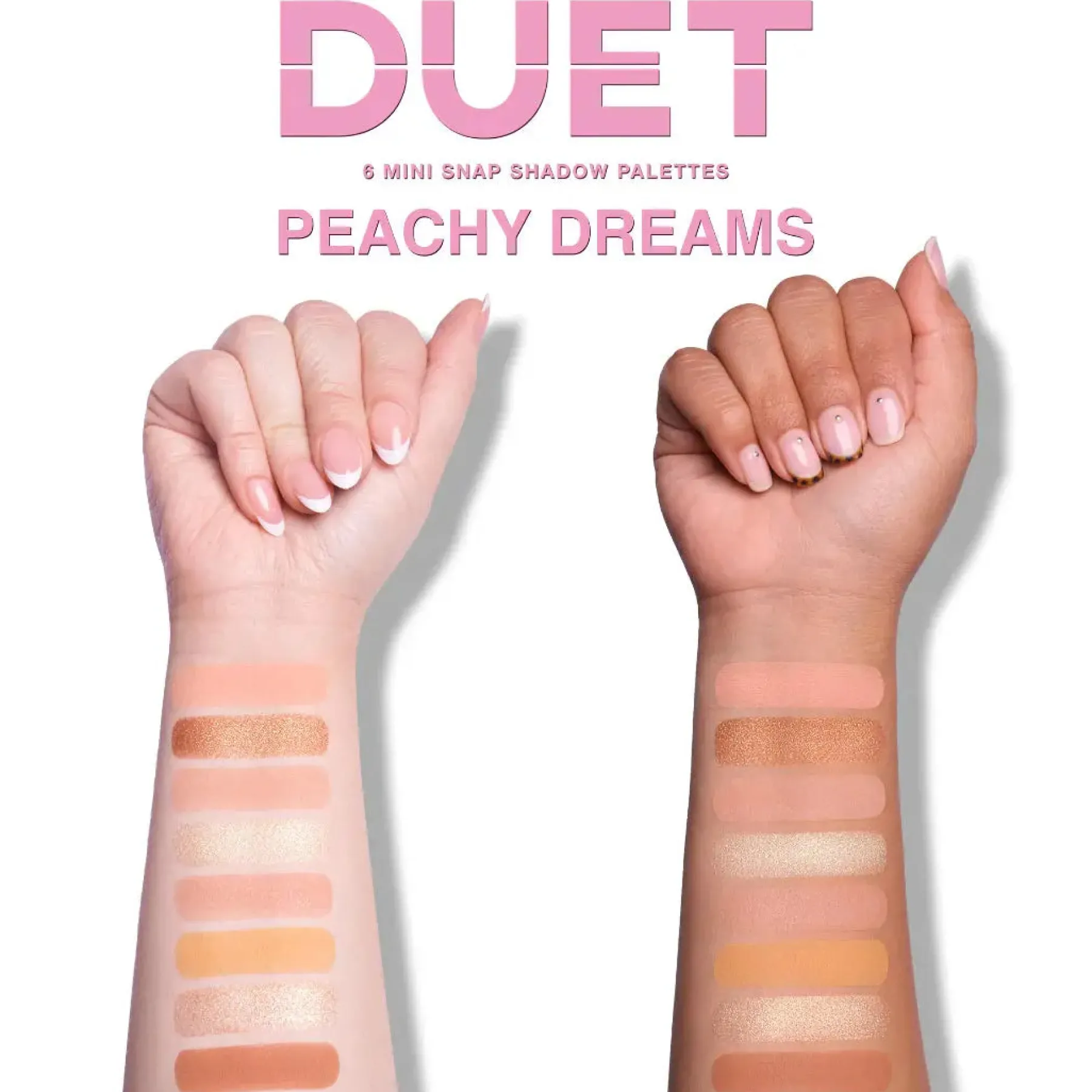 Outlet Duet Mini Snap Palette Peachy Dreams Lidschatten|Vegane Lidschatten