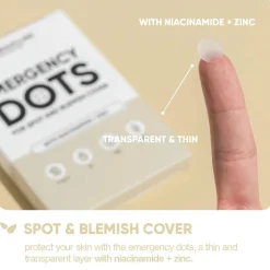 Discount Emergency Dots For Spots Niacinamide and Zinc Vegan Pflege|Hauptzutat