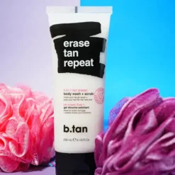 Erase Tan Repeat 2 in 1 Tan Eraser Body Wash + Scrub Körperpeelings|Hauptzutat