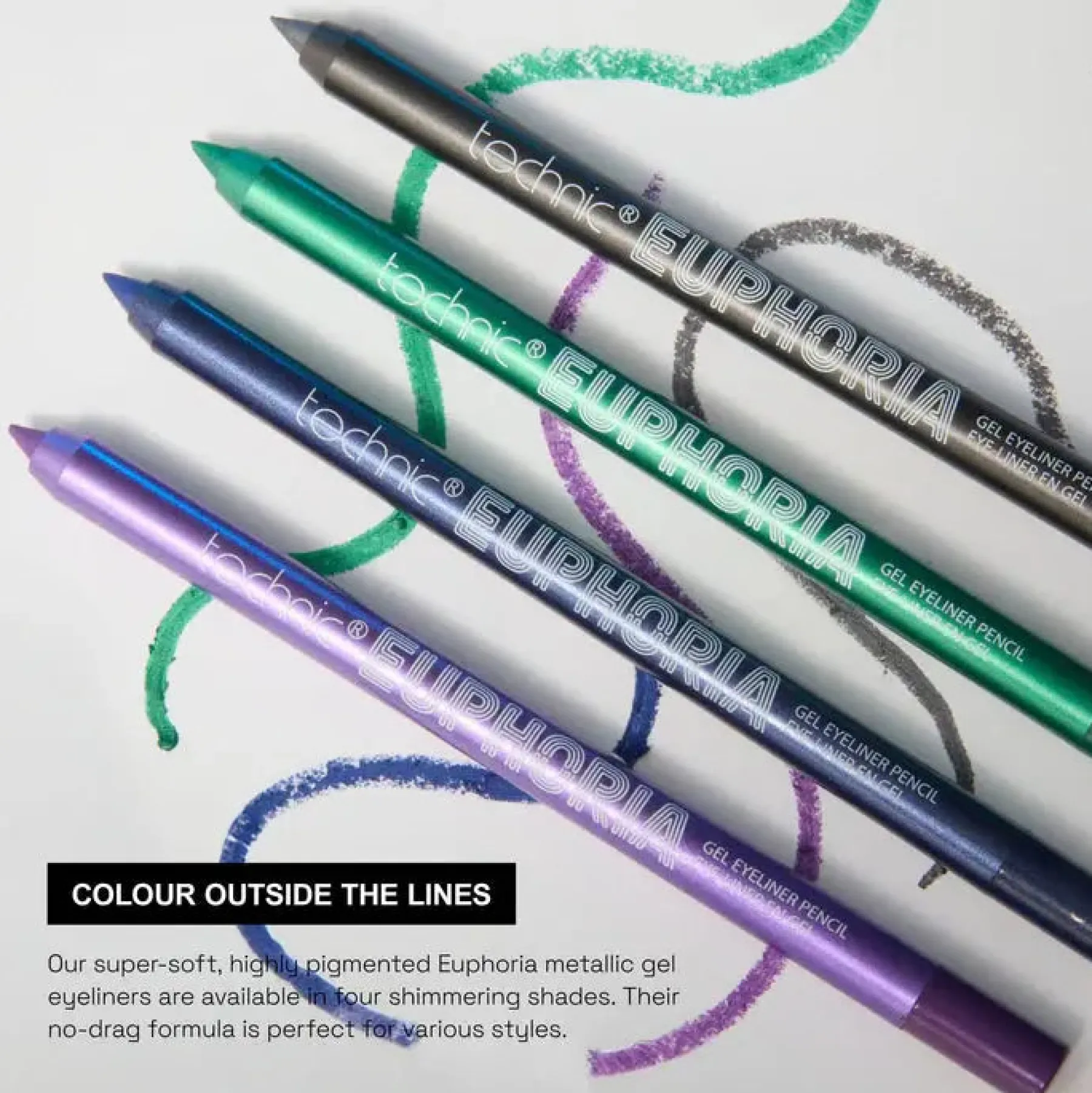 Best Euphoria Gel Eyeliner Pencil Gun Metal Eyeliner