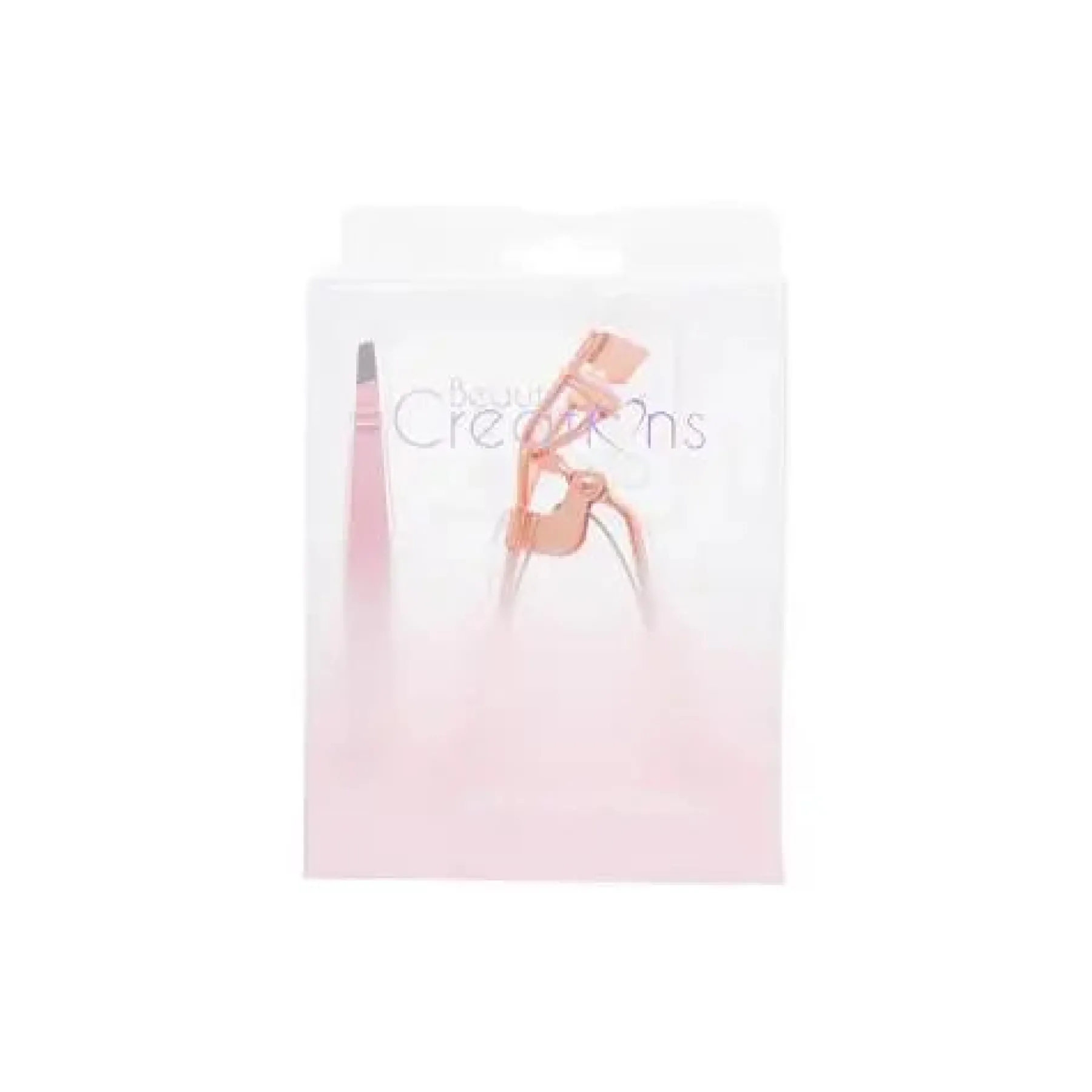 Outlet Eyelash Curler & Tweezer Set Light Pink Makeup Sets|Künstliche Wimpern