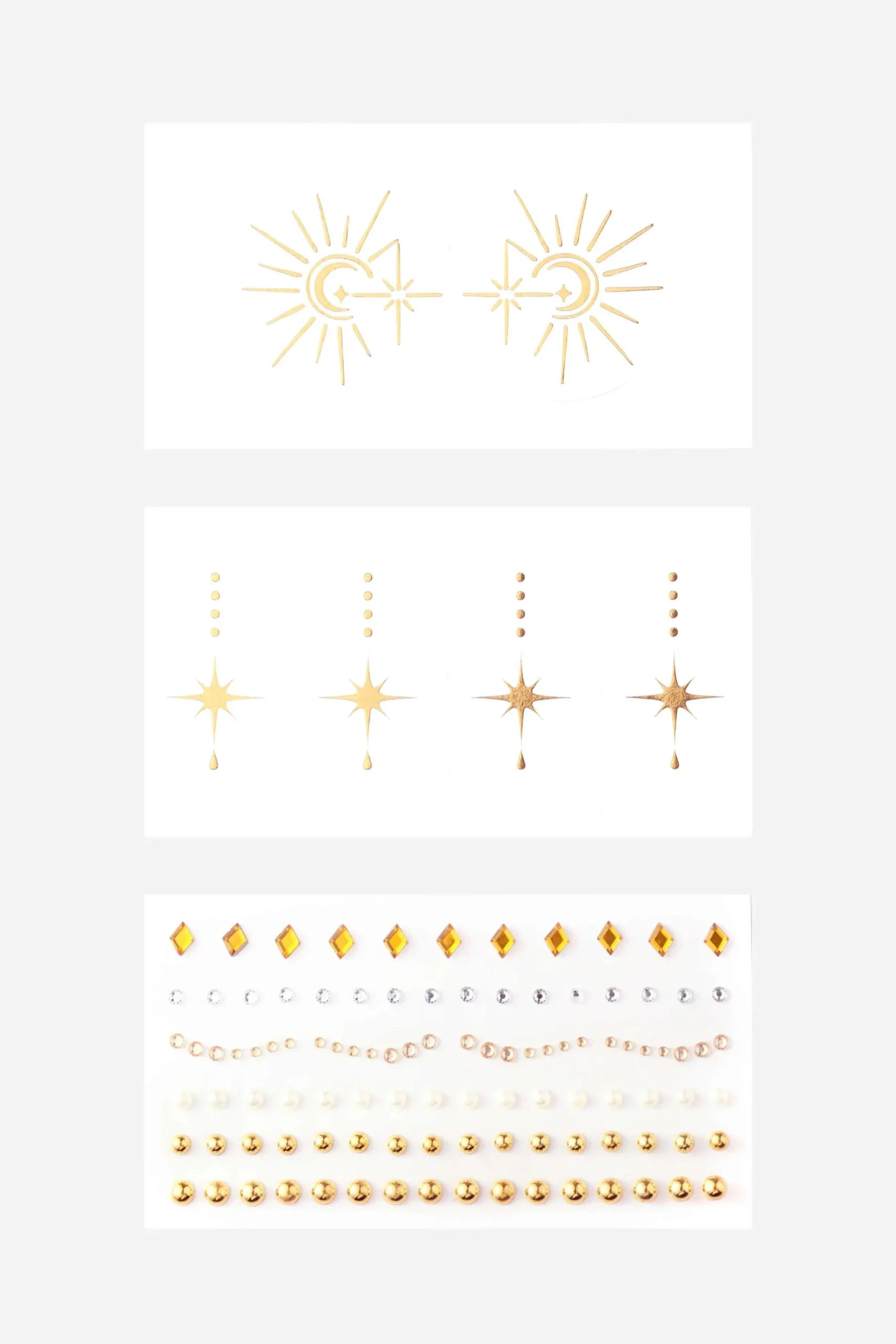 Online Face Adornments Starry Eyed Face Jewels