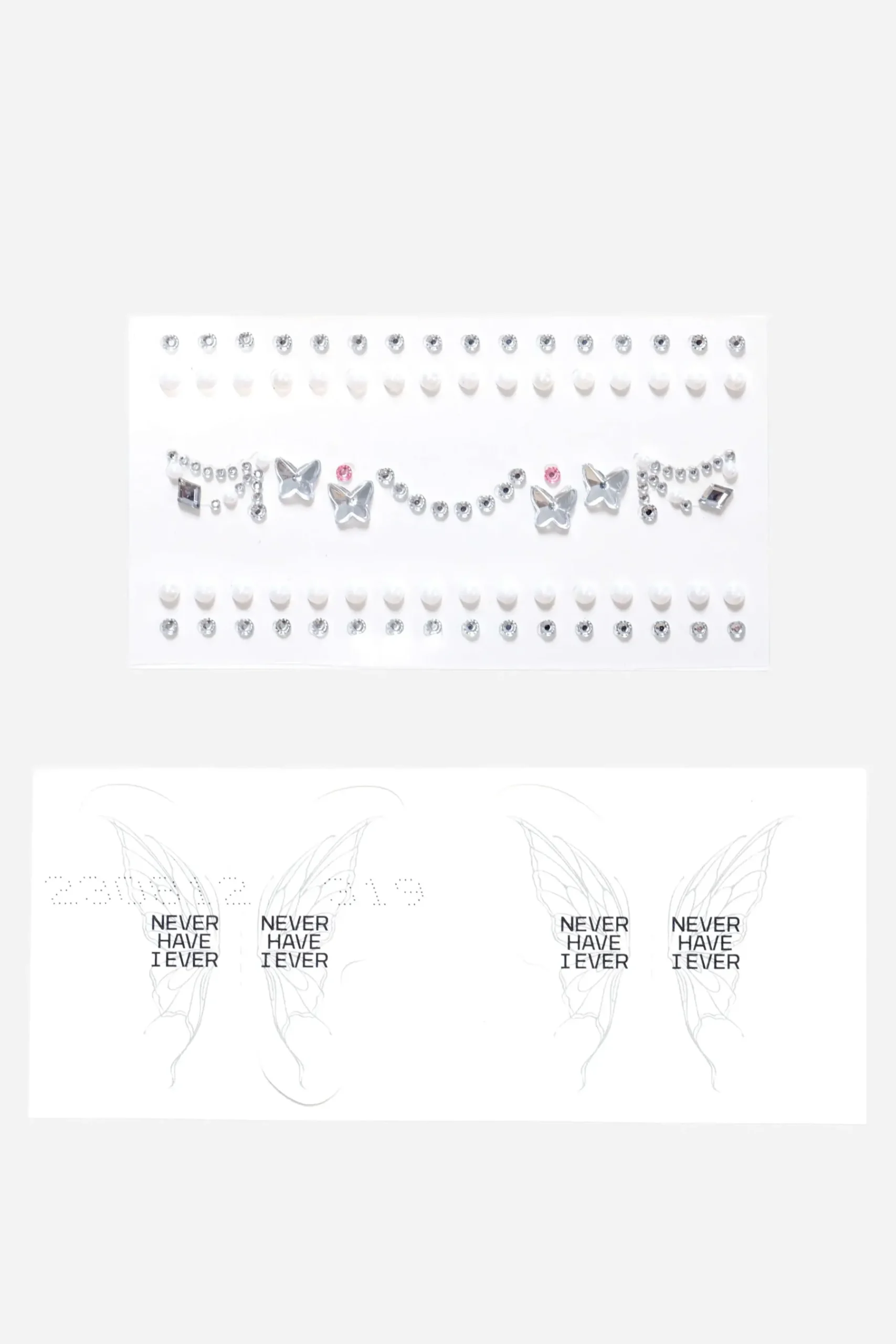New Face Adornments Whimsical Wings Face Jewels
