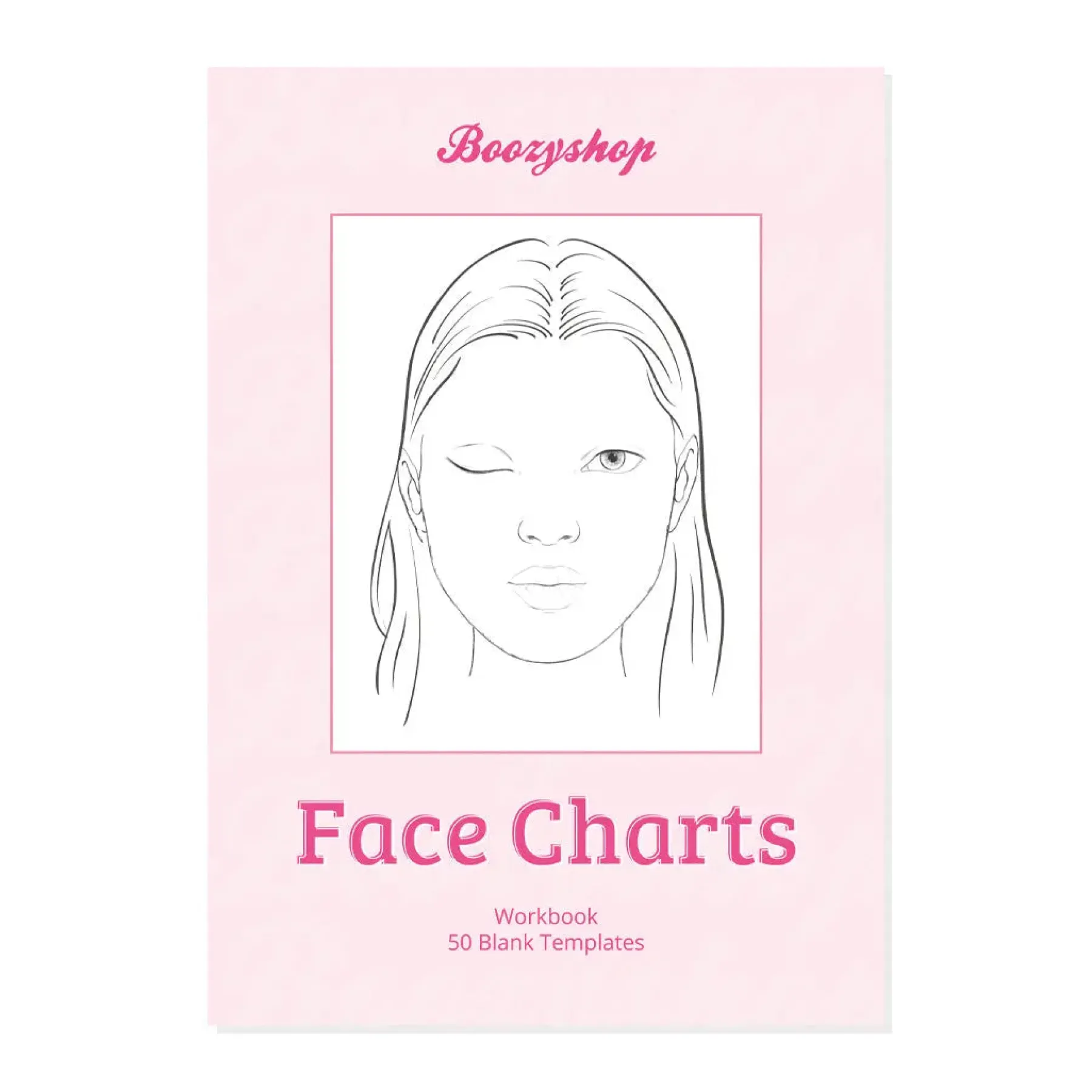 Hot Facecharts Workbook 50 pcs. Clean Beauty|Facecharts