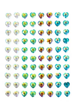 Best Face Jewel Sticker Heart Face Jewels