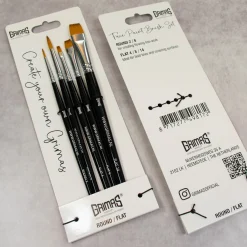 New Face Paint Brush Set Round Flat Tön Mehr|Spezialeffekte Pinsel