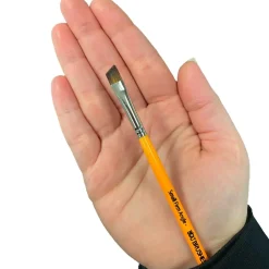Clearance Face Painting Brushes By Jest Paint Short Small Firm Angle 1/4 Inch Tön Mehr|Spezialeffekte Pinsel