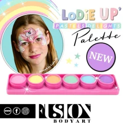 New Face Painting Elodie's Pastel Delights Palette Schminke|Schminke