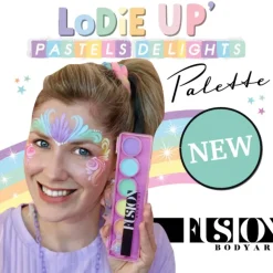 New Face Painting Elodie's Pastel Delights Palette Schminke|Schminke